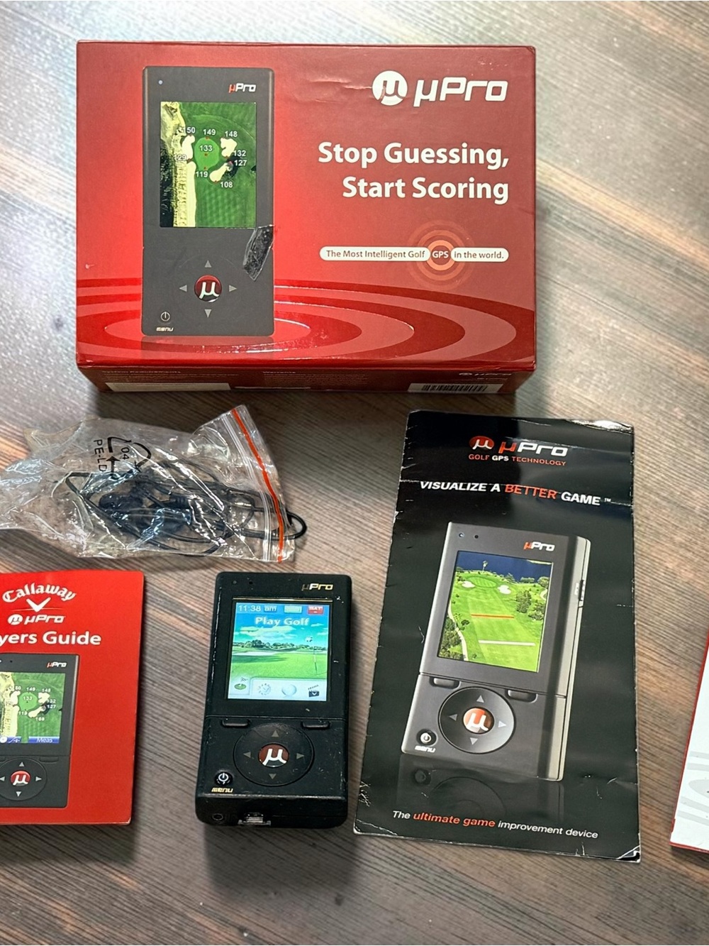 Callaway Golf Company uPro Handheld GPS With Original Box Tested